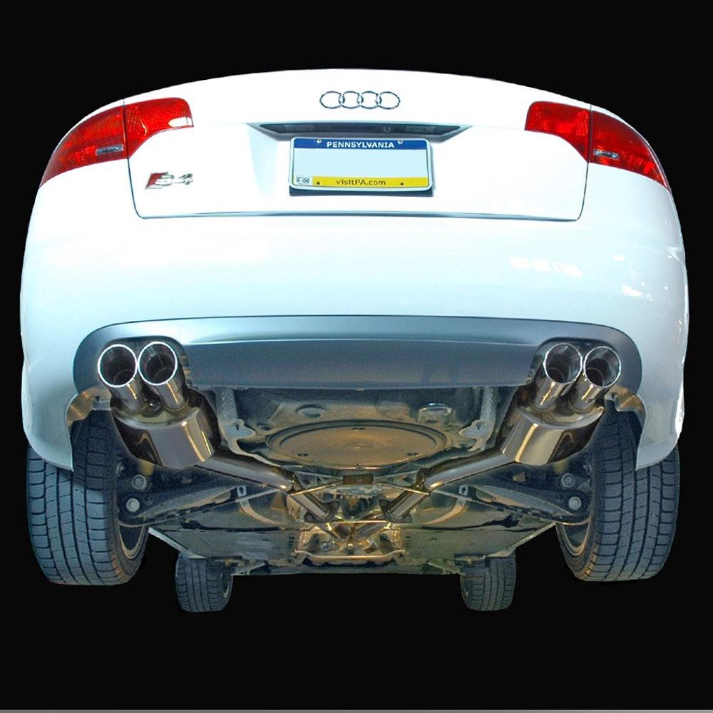 AWE Tuning, AWE Touring Cat-Back Exhaust | 2006-2008 Audi S4 B7 (3015-43016)