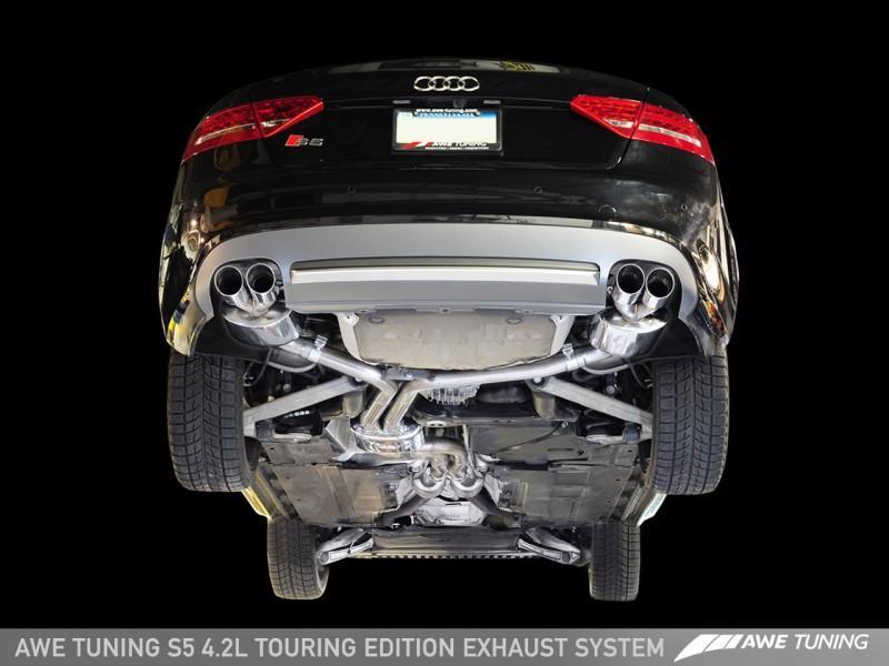 AWE Tuning, AWE Touring Cat-Back Exhaust | 2008-2012 Audi S5 B8 (3015-42026)