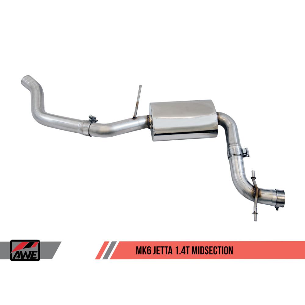 AWE Tuning, AWE Touring Cat-Back Exhaust | 2009-2014 Volkswagen Jetta MK6 1.4L Turbo (3015-22064)