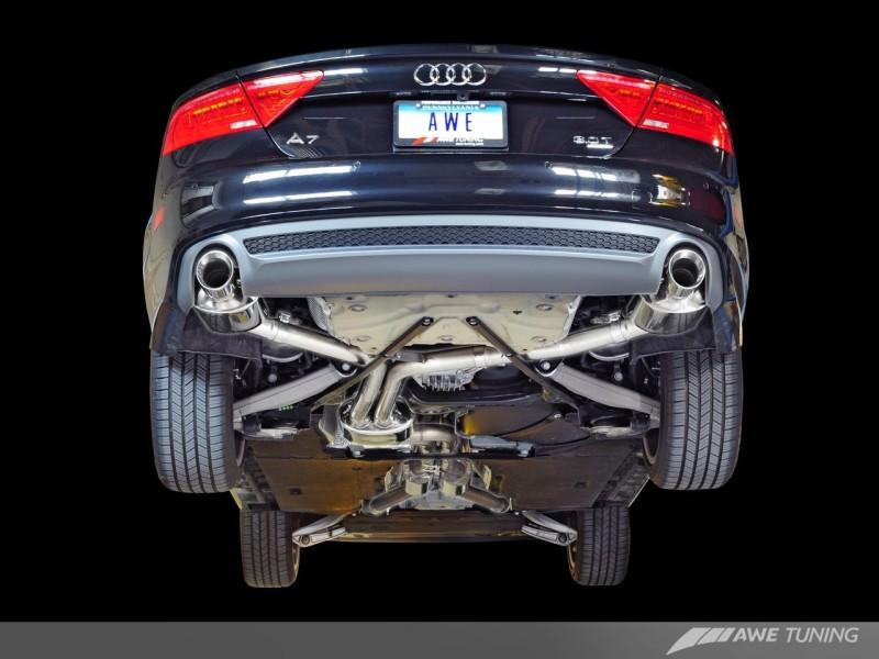 AWE Tuning, AWE Touring Cat-Back Exhaust | 2012-2015 Audi A7 (3015-32070)