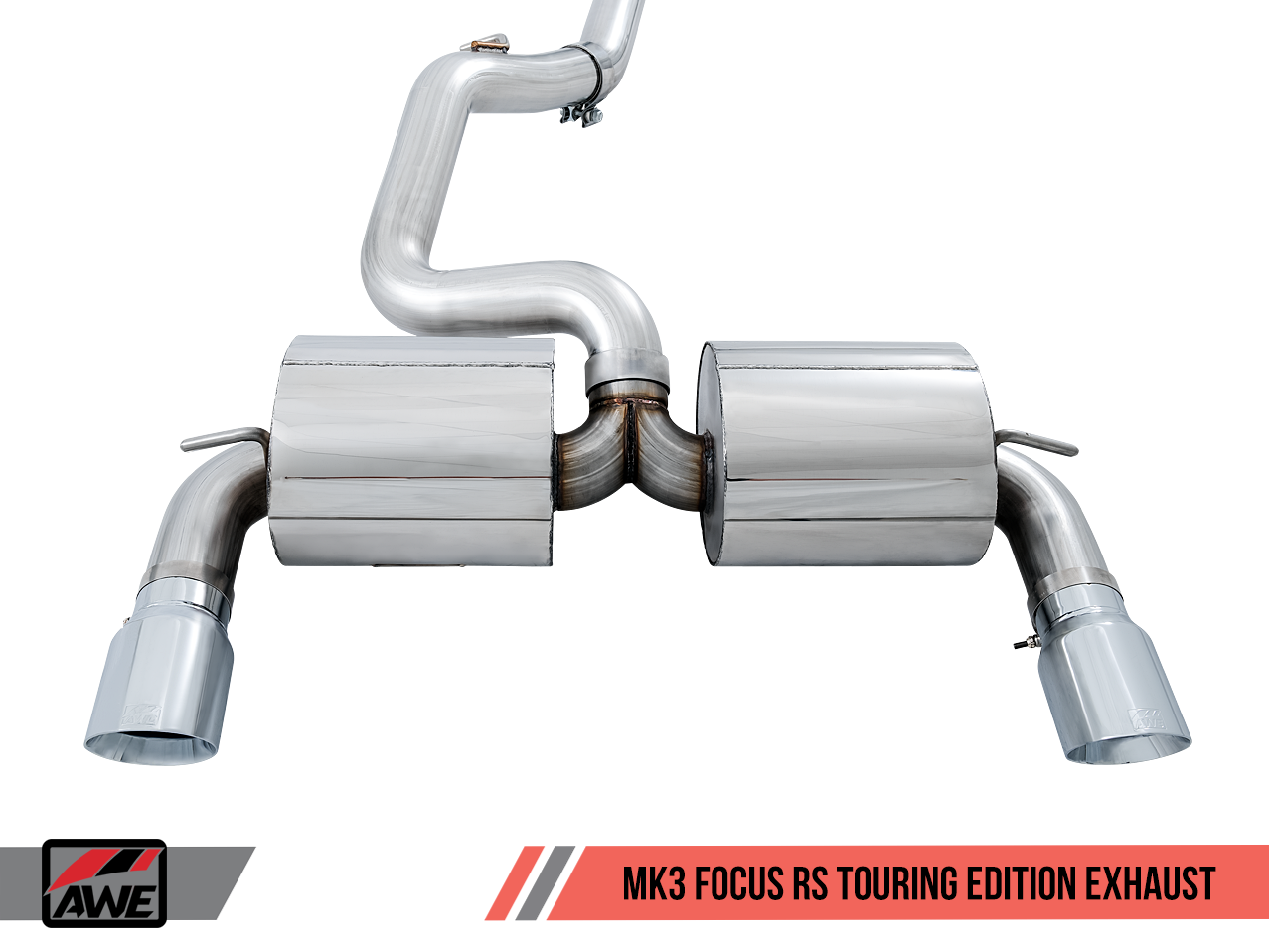 AWE Tuning, AWE Touring Edition Cat-Back Exhaust | 2016-2018 Ford Focus RS