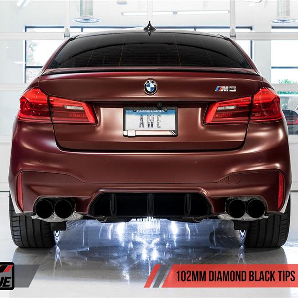 AWE Tuning, AWE Track Axle-Back Exhaust | 2018-2023 BMW M5/Competition F90 4.4L Turbo (3020-43077)