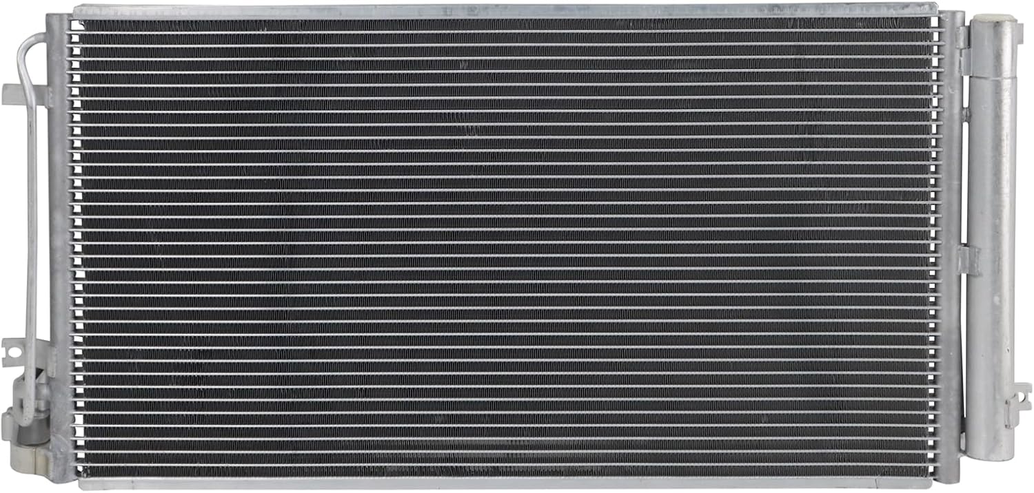 BRAND, CATEGORY, CONDENSERS, TRQ, TRQ Air Conditioning A/C Condenser Compatible with 2011-2016 Hyundai Equus 2009-2014 Genesis