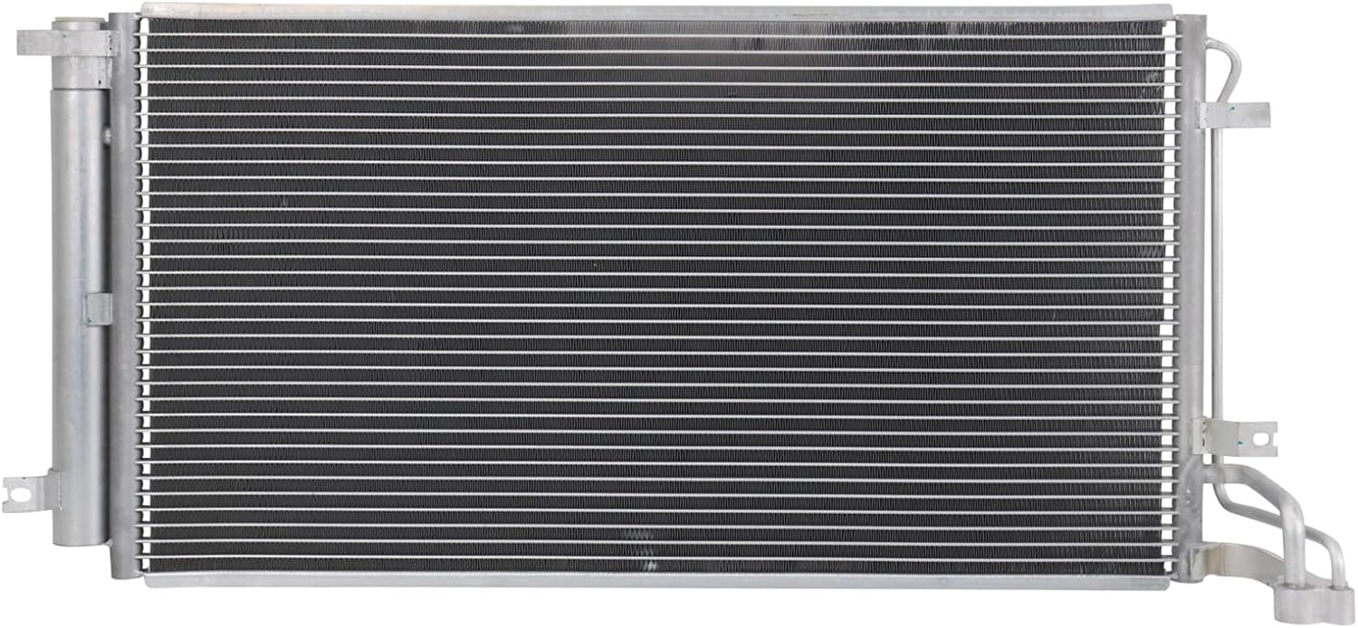 BRAND, CATEGORY, CONDENSERS, TRQ, TRQ Air Conditioning A/C Condenser Compatible with 2011-2016 Hyundai Equus 2009-2014 Genesis